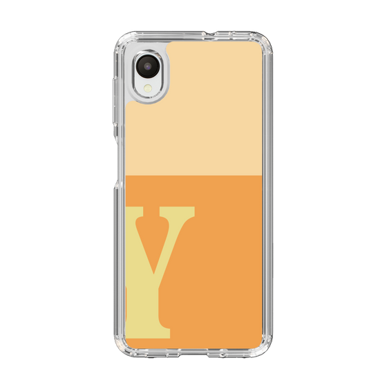 Slim Protection Case［ Original - initial two tone - Y orange ］