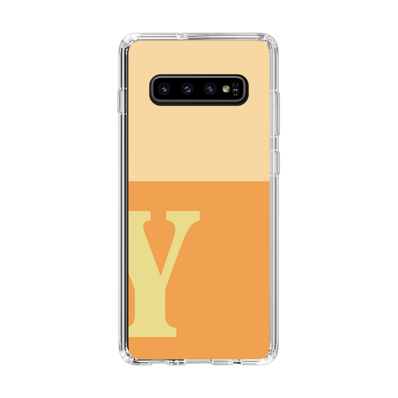 Slim Protection Case［ Original - initial two tone - Y orange ］