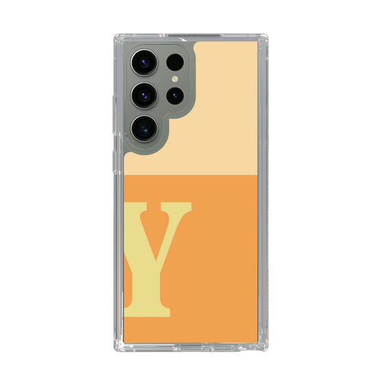 Slim Protection Case［ Original - initial two tone - Y orange ］