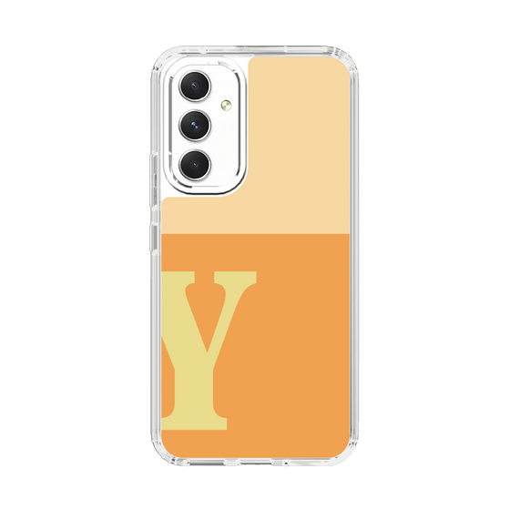 Slim Protection Case［ Original - initial two tone - Y orange ］