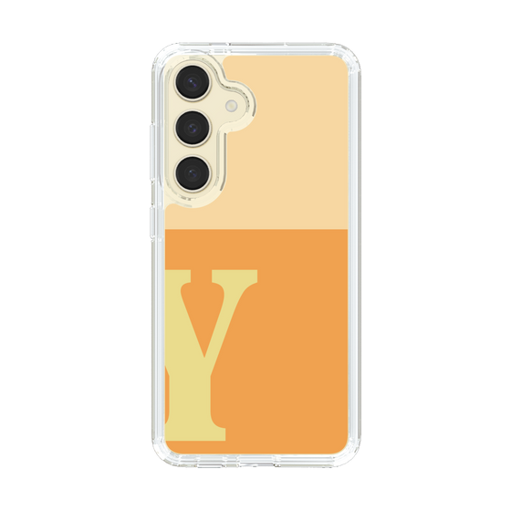 Slim Protection Case［ Original - initial two tone - Y orange ］