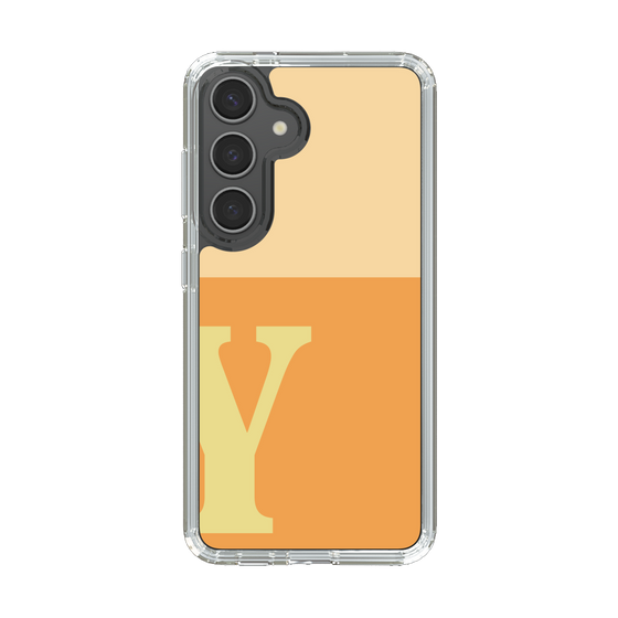 Slim Protection Case［ Original - initial two tone - Y orange ］