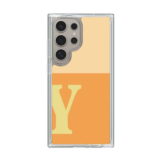 Slim Protection Case［ Original - initial two tone - Y orange ］