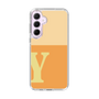Slim Protection Case［ オリジナル - initial two tone - Y orange ］