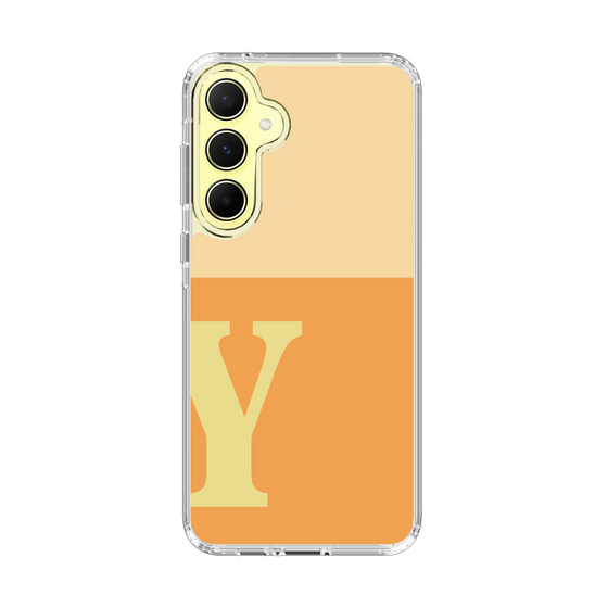 Slim Protection Case［ オリジナル - initial two tone - Y orange ］