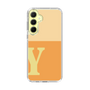 Slim Protection Case［ オリジナル - initial two tone - Y orange ］