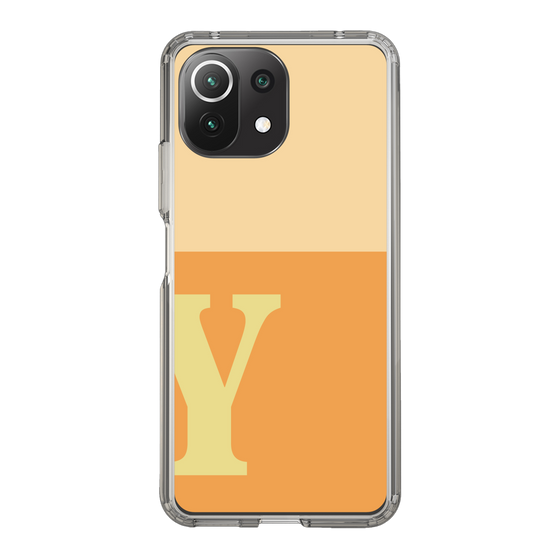 Slim Protection Case［ Original - initial two tone - Y orange ］