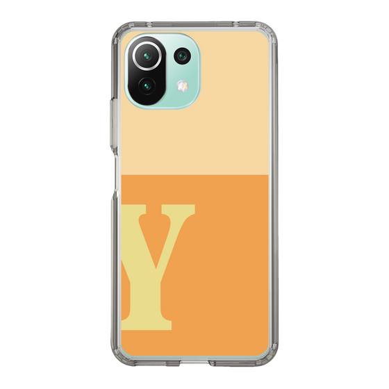Slim Protection Case［ Original - initial two tone - Y orange ］