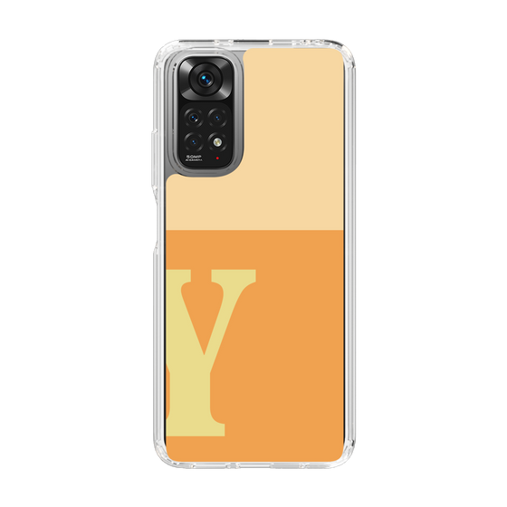 Slim Protection Case［ Original - initial two tone - Y orange ］