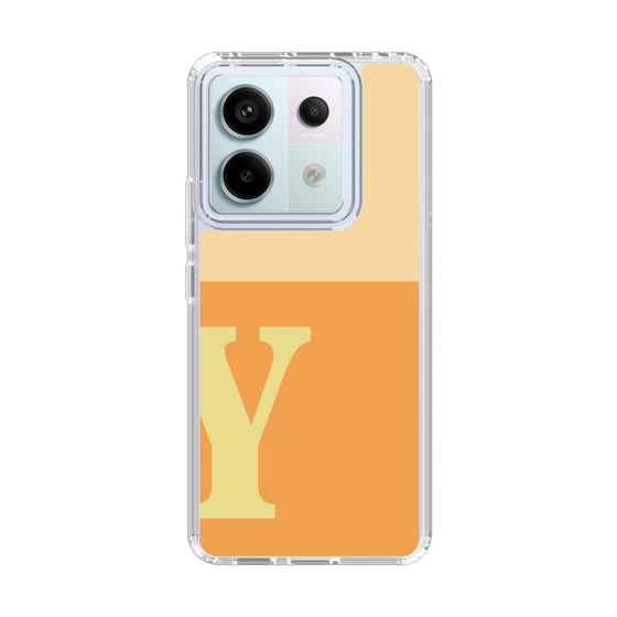 Slim Protection Case［ Original - initial two tone - Y orange ］