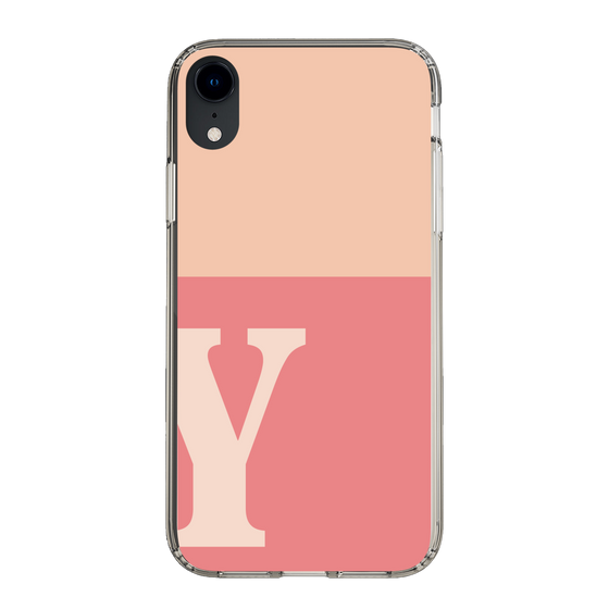 Slim Protection Case［ Original - initial two tone - Y pink ］