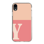 Slim Protection Case［ Original - initial two tone - Y pink ］