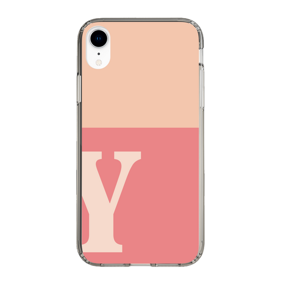 Slim Protection Case［ Original - initial two tone - Y pink ］