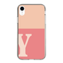 Slim Protection Case［ Original - initial two tone - Y pink ］