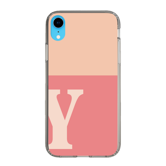 Slim Protection Case［ Original - initial two tone - Y pink ］