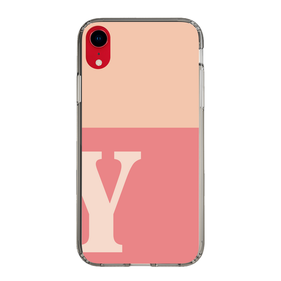 Slim Protection Case［ Original - initial two tone - Y pink ］