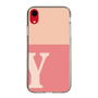 Slim Protection Case［ Original - initial two tone - Y pink ］