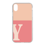 Slim Protection Case［ Original - initial two tone - Y pink ］