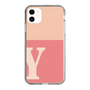 Slim Protection Case［ Original - initial two tone - Y pink ］