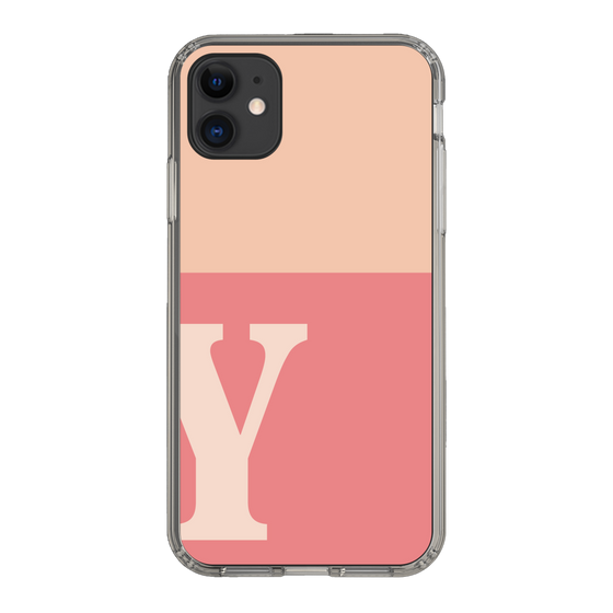 Slim Protection Case［ Original - initial two tone - Y pink ］