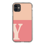 Slim Protection Case［ Original - initial two tone - Y pink ］