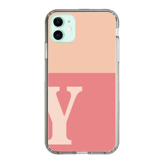 Slim Protection Case［ Original - initial two tone - Y pink ］