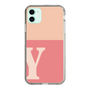 Slim Protection Case［ Original - initial two tone - Y pink ］