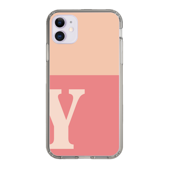 Slim Protection Case［ Original - initial two tone - Y pink ］