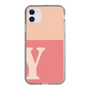 Slim Protection Case［ Original - initial two tone - Y pink ］