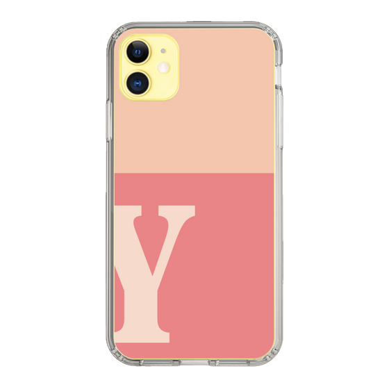 Slim Protection Case［ Original - initial two tone - Y pink ］