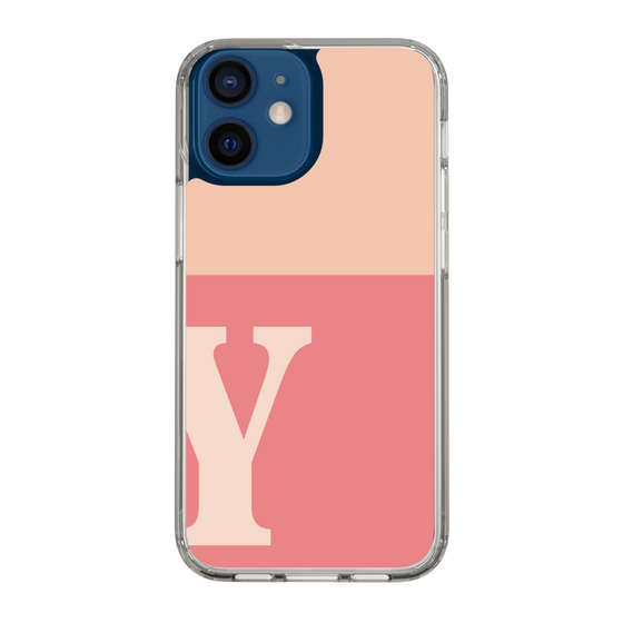 Slim Protection Case［ Original - initial two tone - Y pink ］