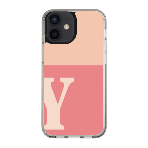 Slim Protection Case［ Original - initial two tone - Y pink ］