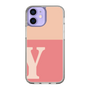 Slim Protection Case［ Original - initial two tone - Y pink ］
