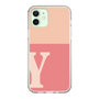 Slim Protection Case［ Original - initial two tone - Y pink ］