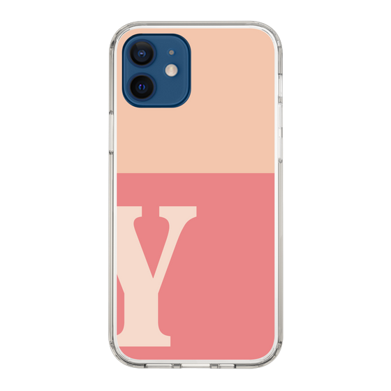 Slim Protection Case［ Original - initial two tone - Y pink ］