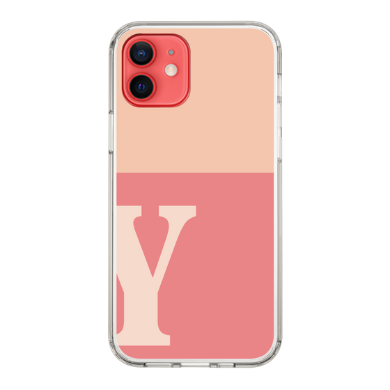 Slim Protection Case［ Original - initial two tone - Y pink ］