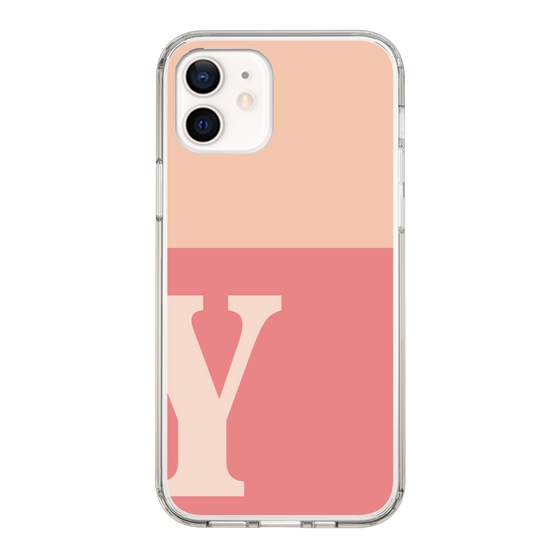 Slim Protection Case［ Original - initial two tone - Y pink ］