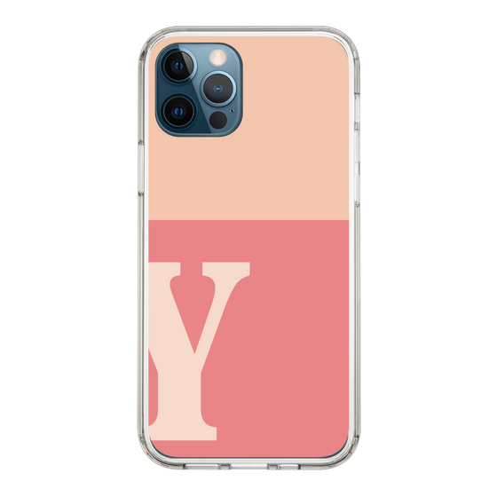 Slim Protection Case［ Original - initial two tone - Y pink ］