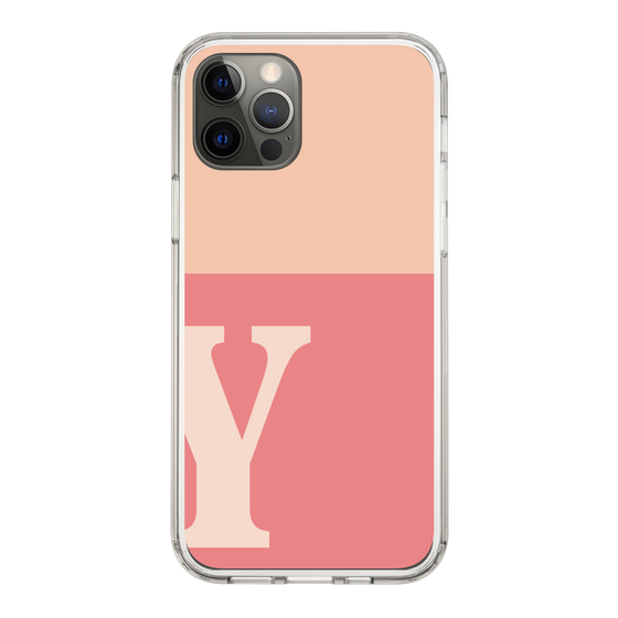 Slim Protection Case［ Original - initial two tone - Y pink ］