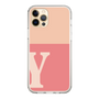 Slim Protection Case［ Original - initial two tone - Y pink ］