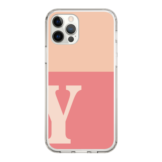 Slim Protection Case［ Original - initial two tone - Y pink ］