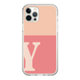 Slim Protection Case［ Original - initial two tone - Y pink ］