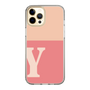 Slim Protection Case［ Original - initial two tone - Y pink ］