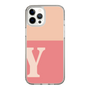 Slim Protection Case［ Original - initial two tone - Y pink ］