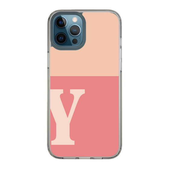 Slim Protection Case［ Original - initial two tone - Y pink ］
