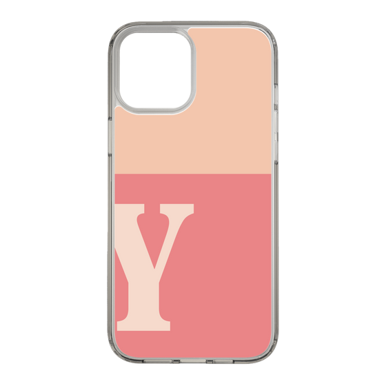 Slim Protection Case［ Original - initial two tone - Y pink ］