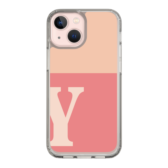 Slim Protection Case［ Original - initial two tone - Y pink ］