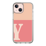 Slim Protection Case［ Original - initial two tone - Y pink ］