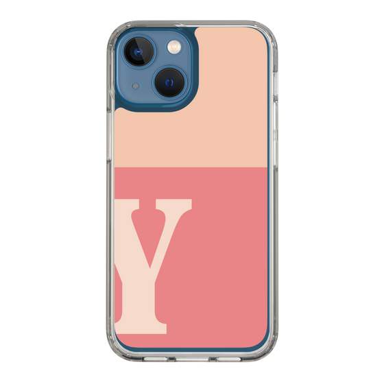 Slim Protection Case［ Original - initial two tone - Y pink ］