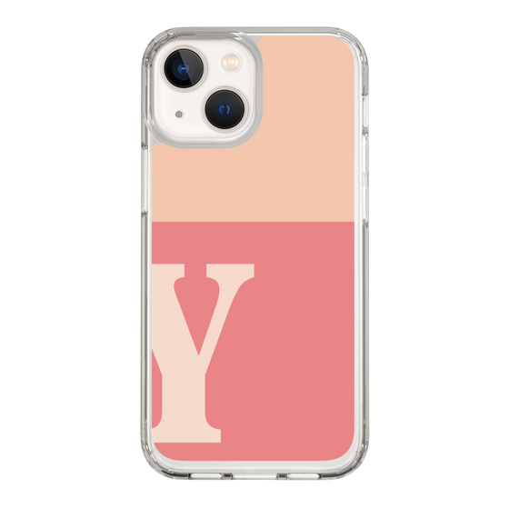 Slim Protection Case［ Original - initial two tone - Y pink ］